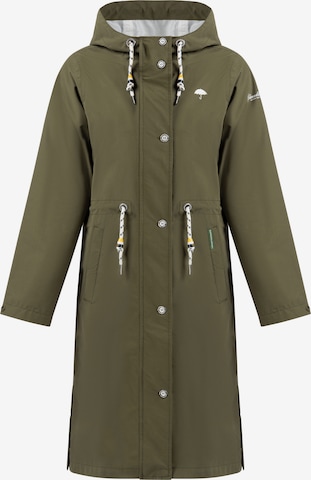 Schmuddelwedda Raincoat in Green: front