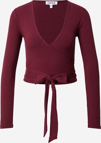 EDITED Shirt 'Sabrina' in Rot: predná strana