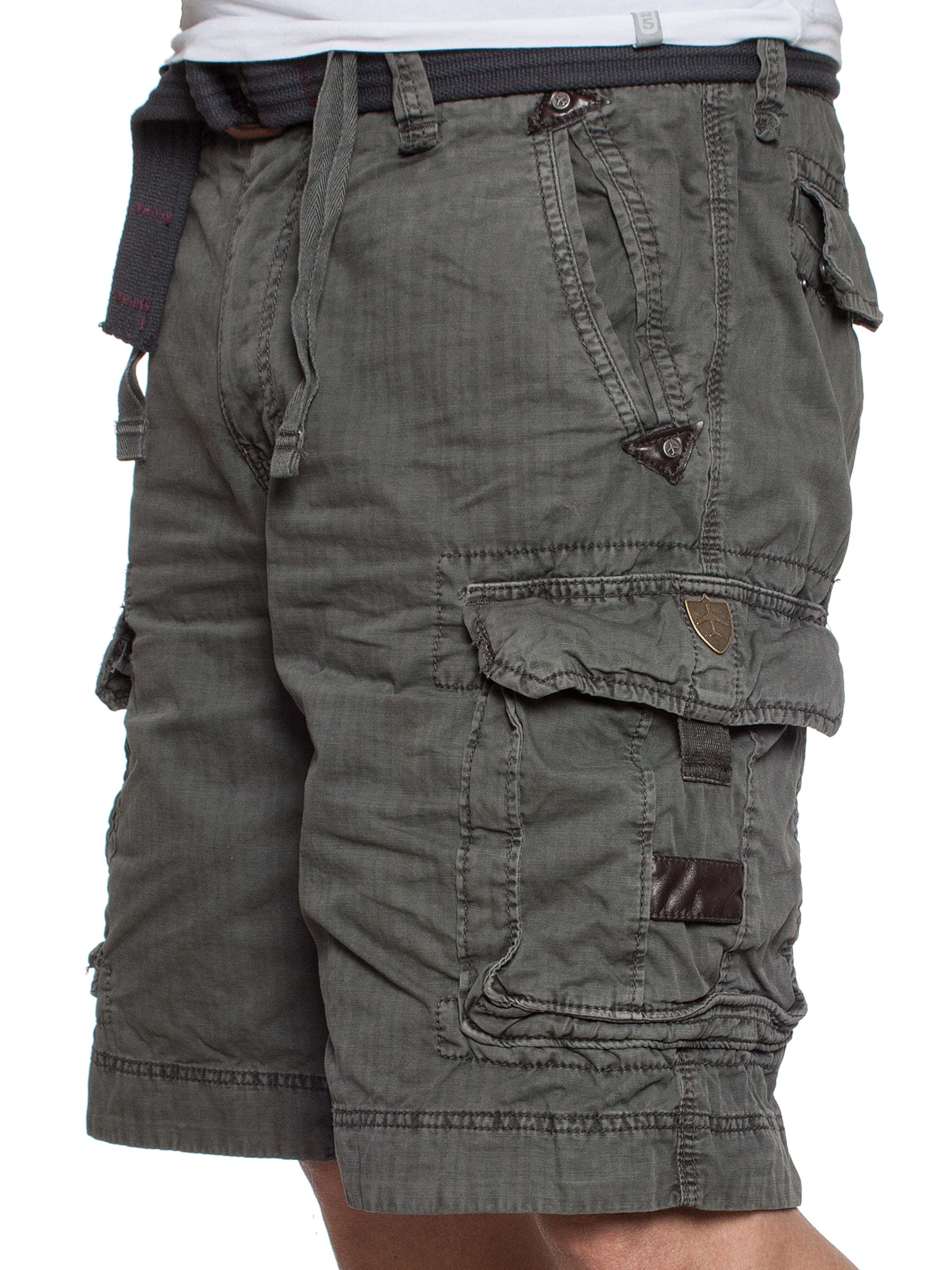 JET LAG Regular Cargo Pants 'Take Off 7' in Grey