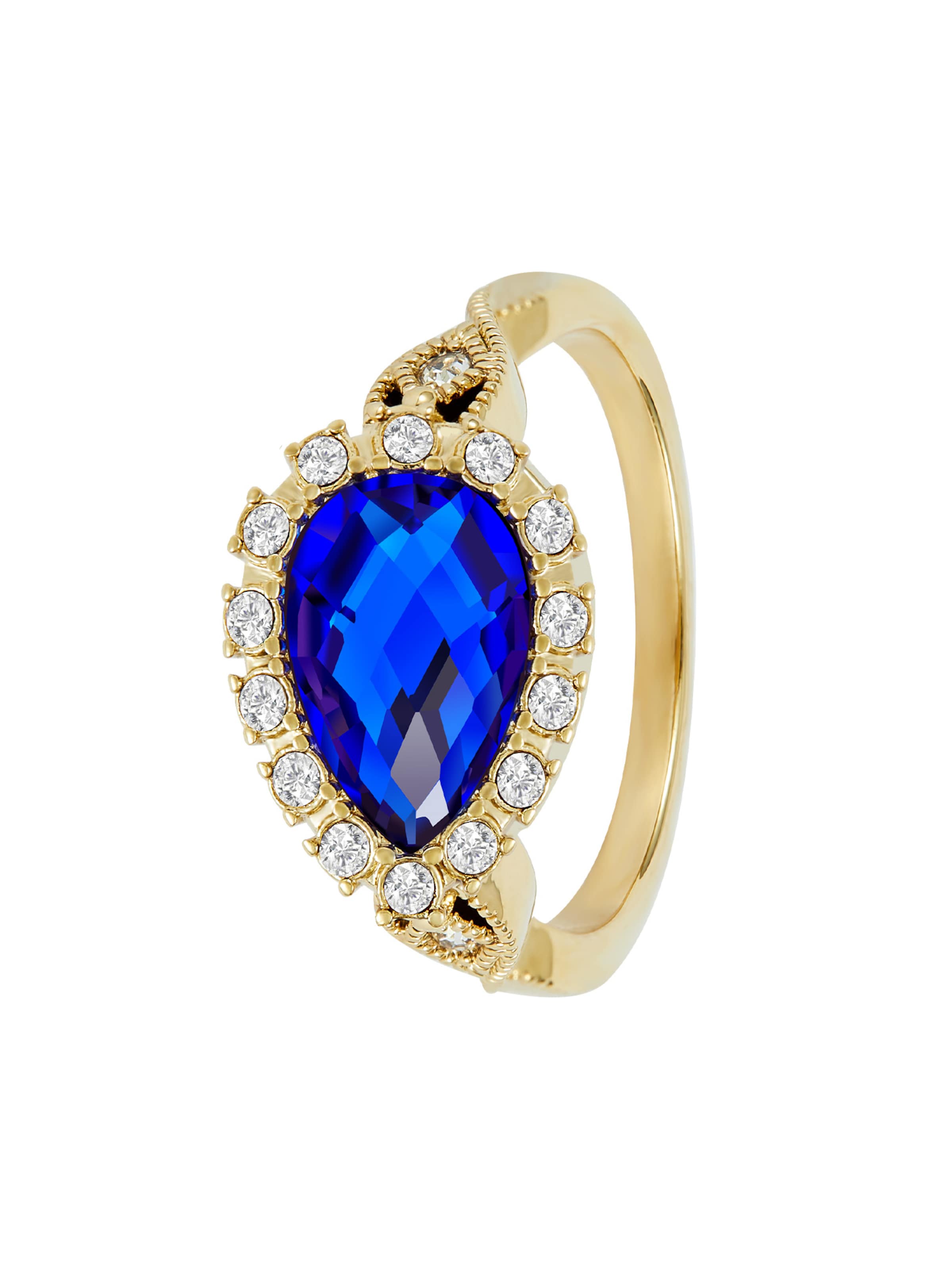 Victoria Hyde Sormus '  Water drop ' värissä sininen: etupuoli