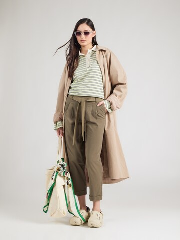 ONLY - Loosefit Pantalón plisado 'ONLRITA-EVELYN' en verde