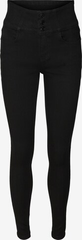 VERO MODA Skinny Jeans 'Donna' in Zwart: voorkant