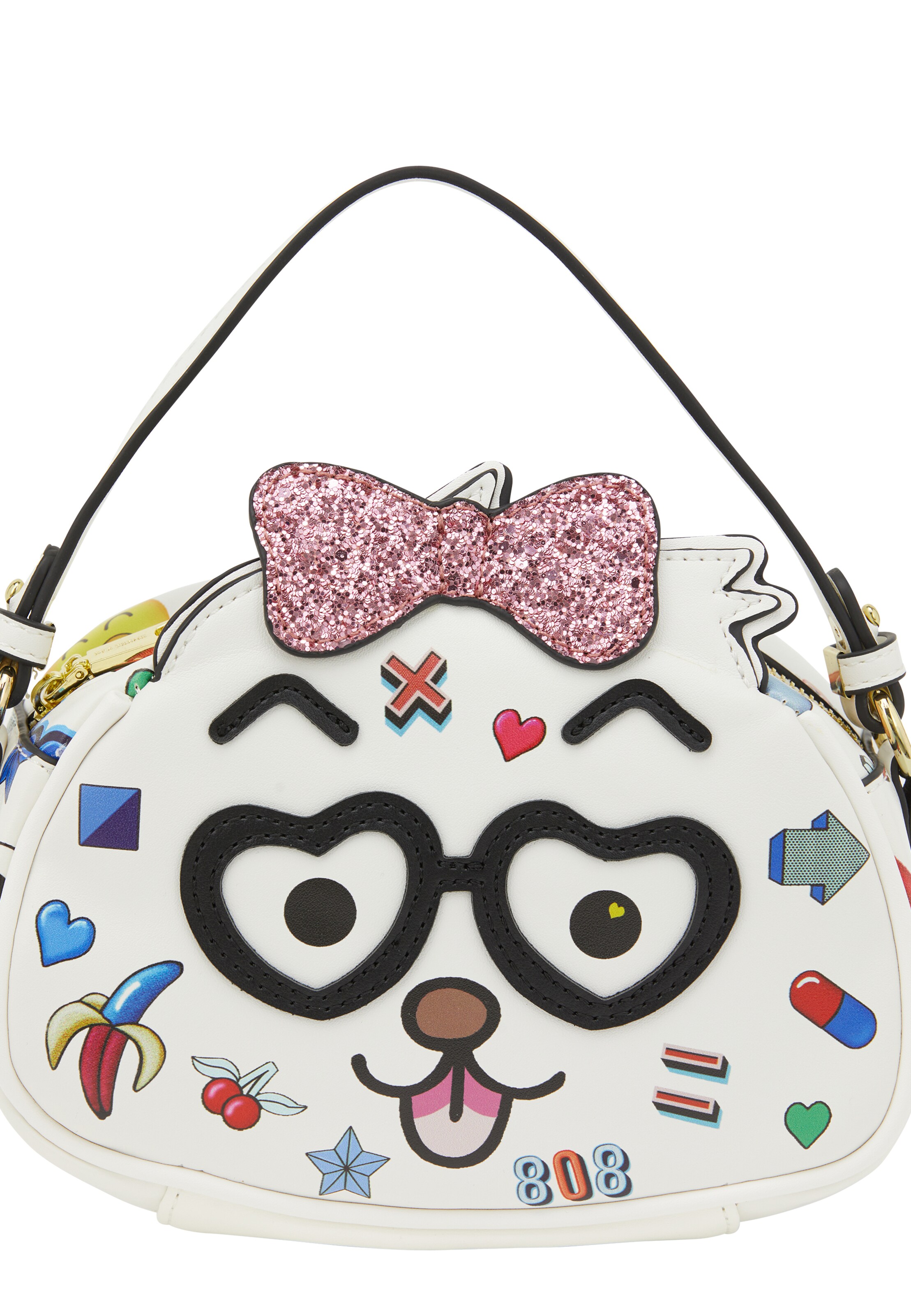 MYMO Handtas 'Pop Eyetheme' in Wit
