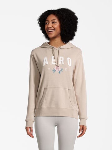 AÉROPOSTALE Sweatshirt in Beige: voorkant