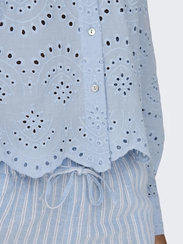 ONLY Blouse 'Valais' in Blauw