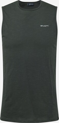BRUNOTTI Funkcionalna majica 'Malaku' | črna barva: sprednja stran
