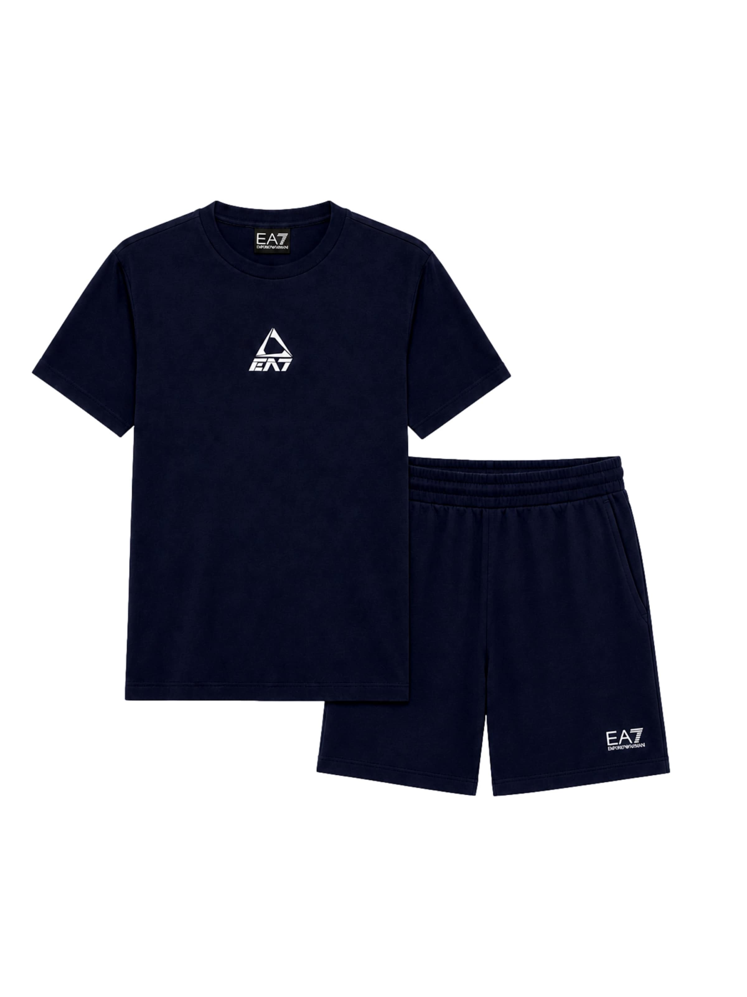 Emporio Armani Sweatsuit in 176 in Dark blue / White, Item view