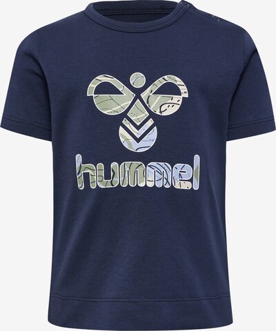 Hummel T-shirt in marine / pastellgrün, Produktansicht