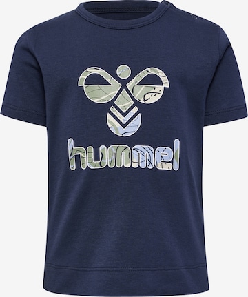 T-Shirt Hummel en bleu : devant