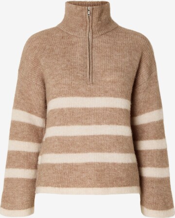 SELECTED FEMME Pullover in Beige: predná strana