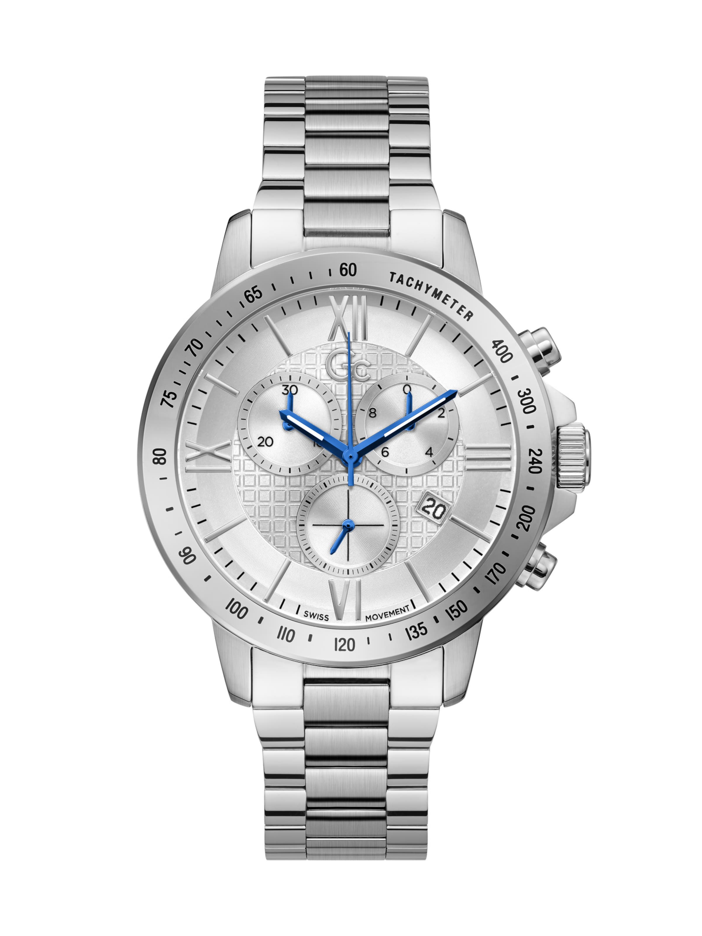 Gc Analoog horloge 'PrimeTime ' in Zilver: voorkant