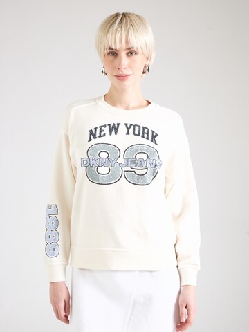 DKNY Sweatshirt i gul: forside