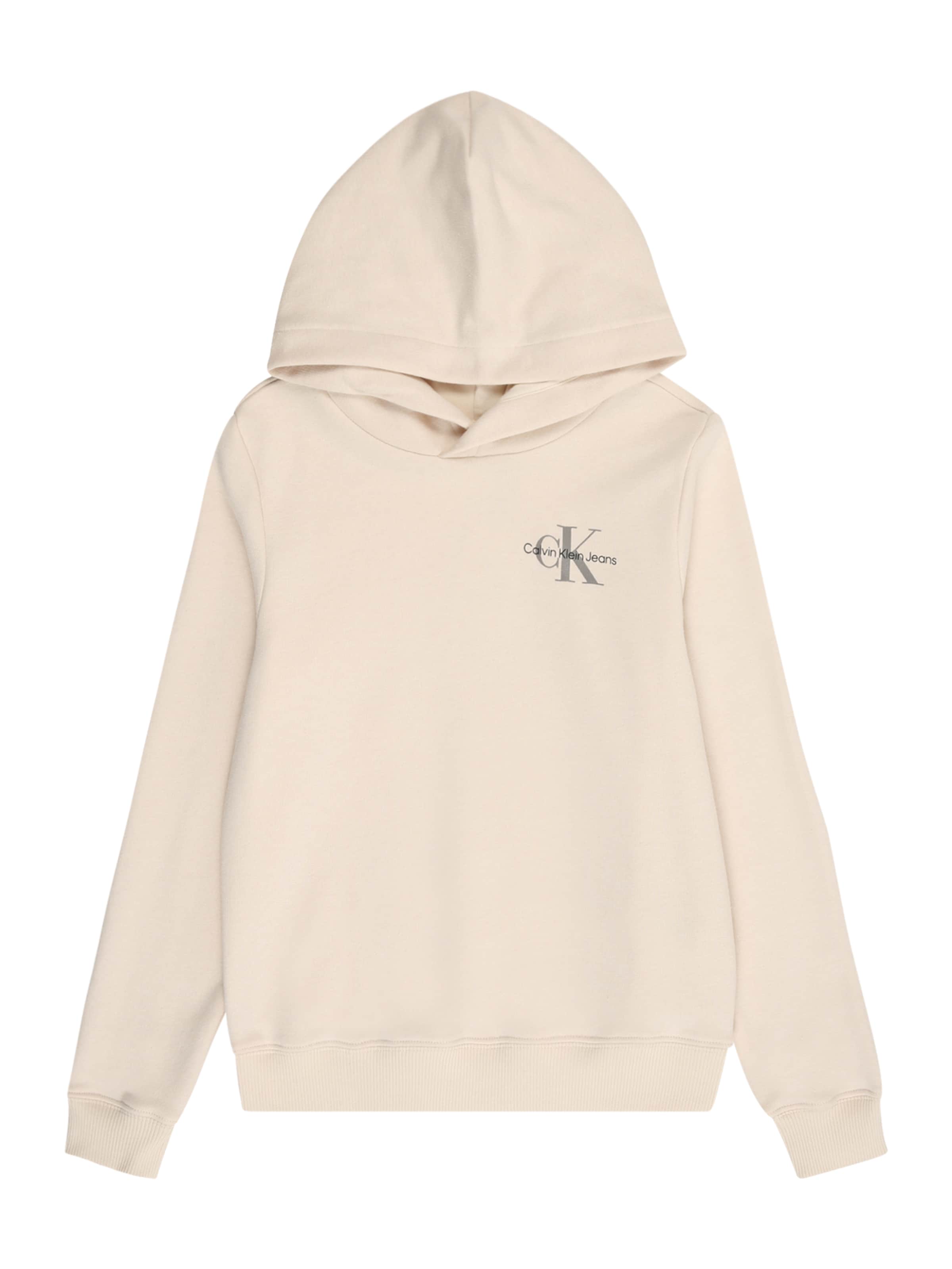 Calvin Klein Jeans Свитшот в Бежевый: спереди