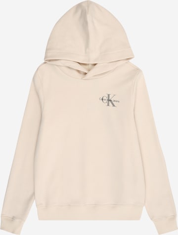 Calvin Klein Jeans Свитшот в Бежевый: спереди