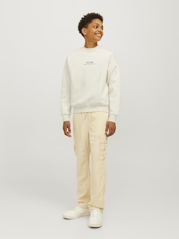 Jack & Jones Junior Sweatshirt 'Brooklyn' in Weiß