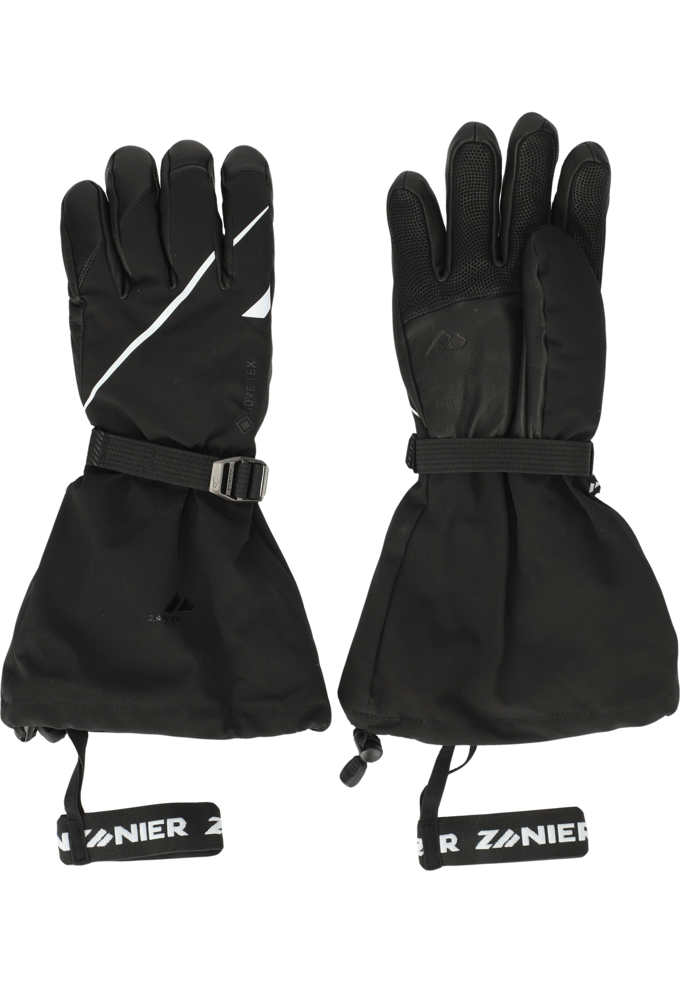 Zanier Handschuhe '70° North' in Schwarz: Vorderseite