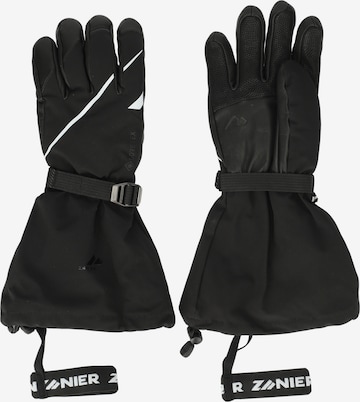 Gants '70° North' Zanier en noir : devant
