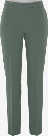 TAMARIS Slim fit Pleated Pants in Green: front