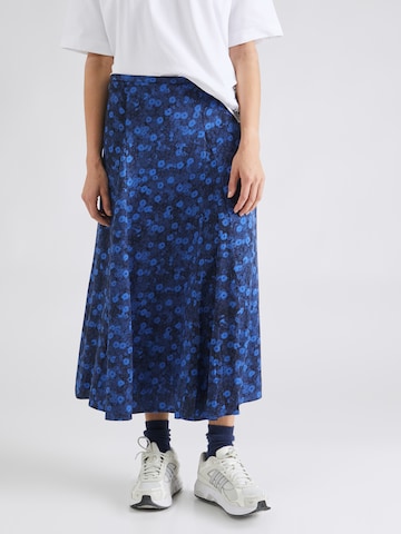 ARMEDANGELS Rok 'Mikasaami Milles Fleurs' in Blauw: voorkant