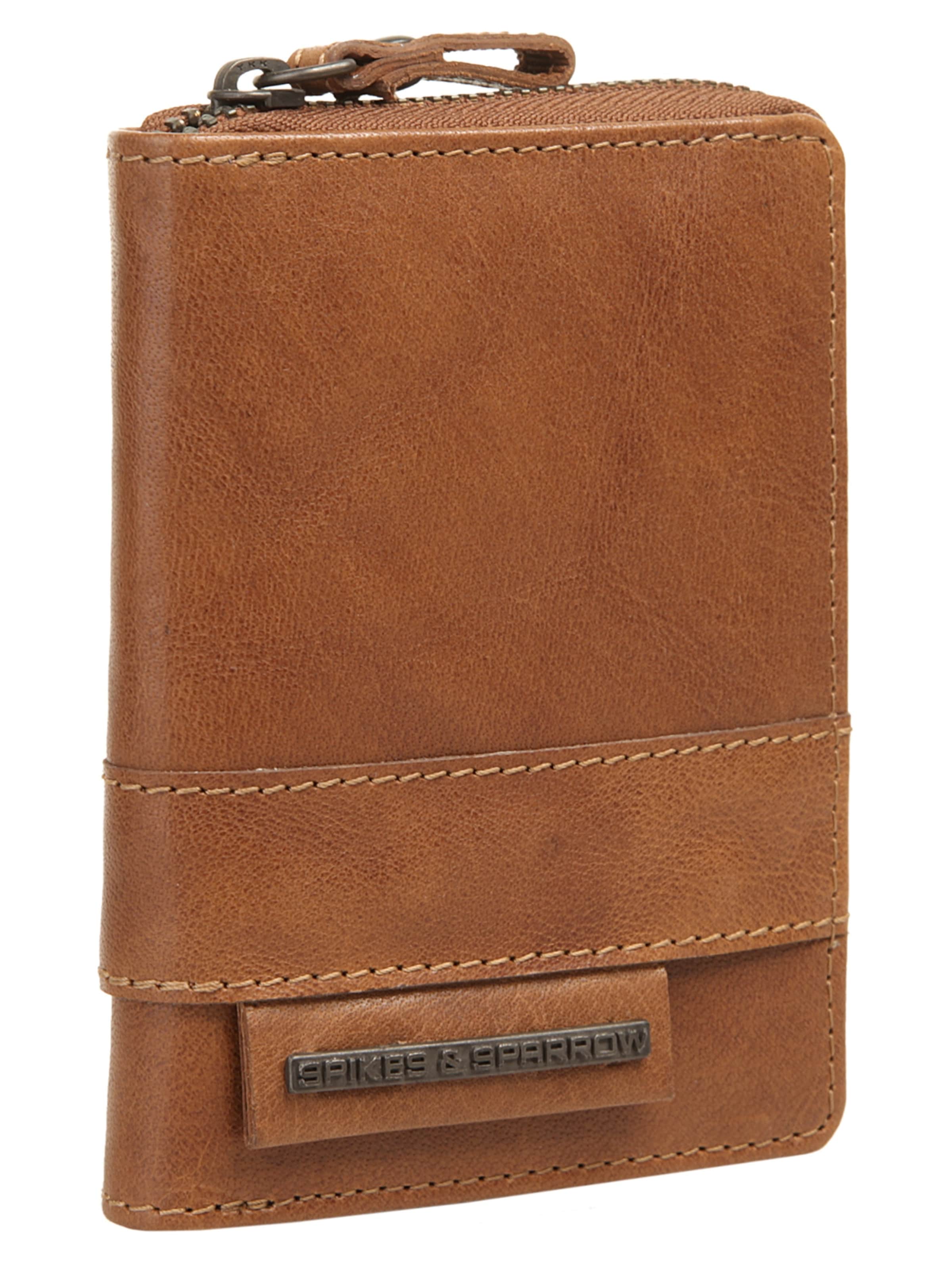 Spikes & Sparrow Portemonnaie 'Spikes & Sparrow Geldbörse RFID'‌‌‌‌‌‌ in Braun