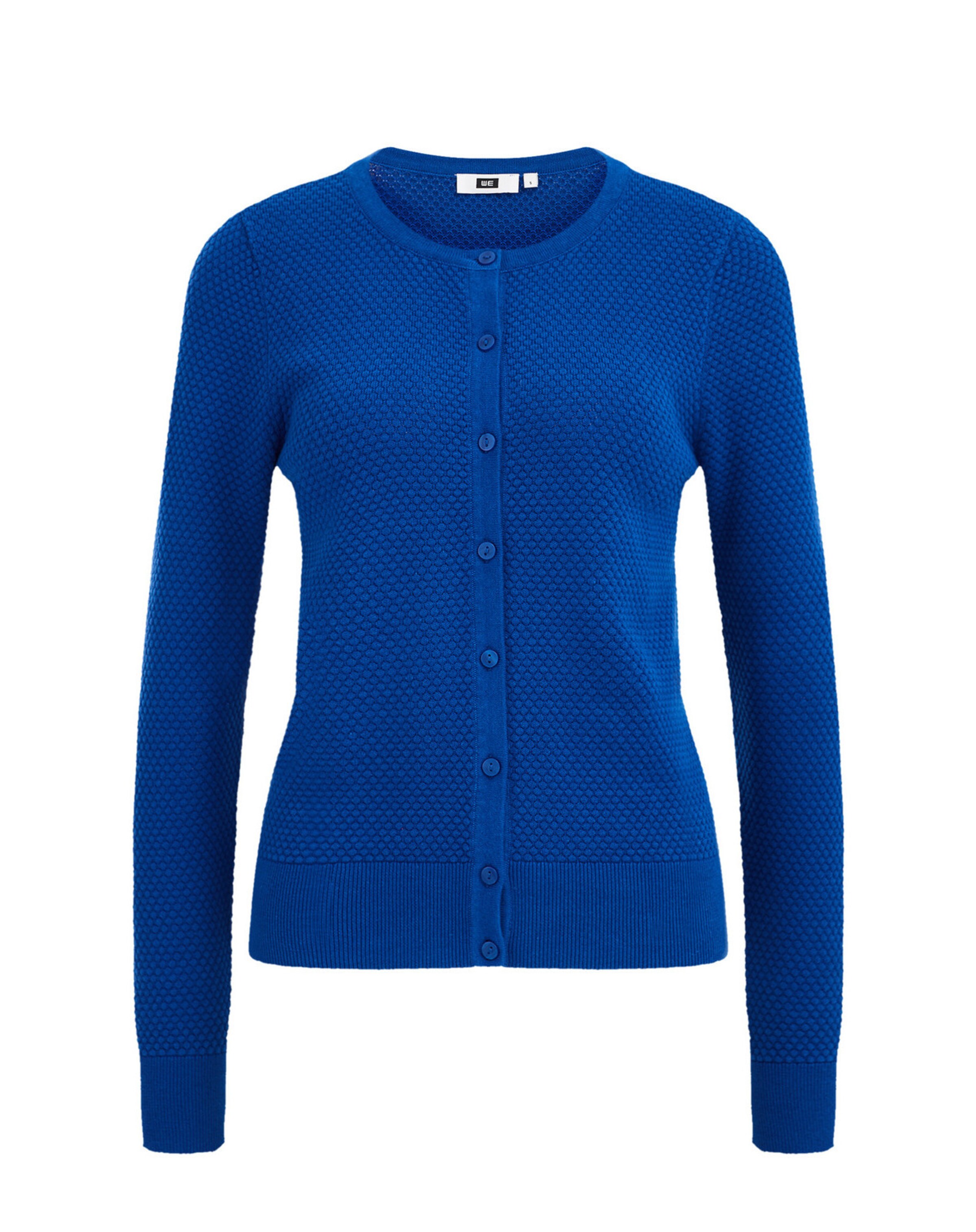 WE Fashion Knit Cardigan in Royal Blue ABOUT YOU