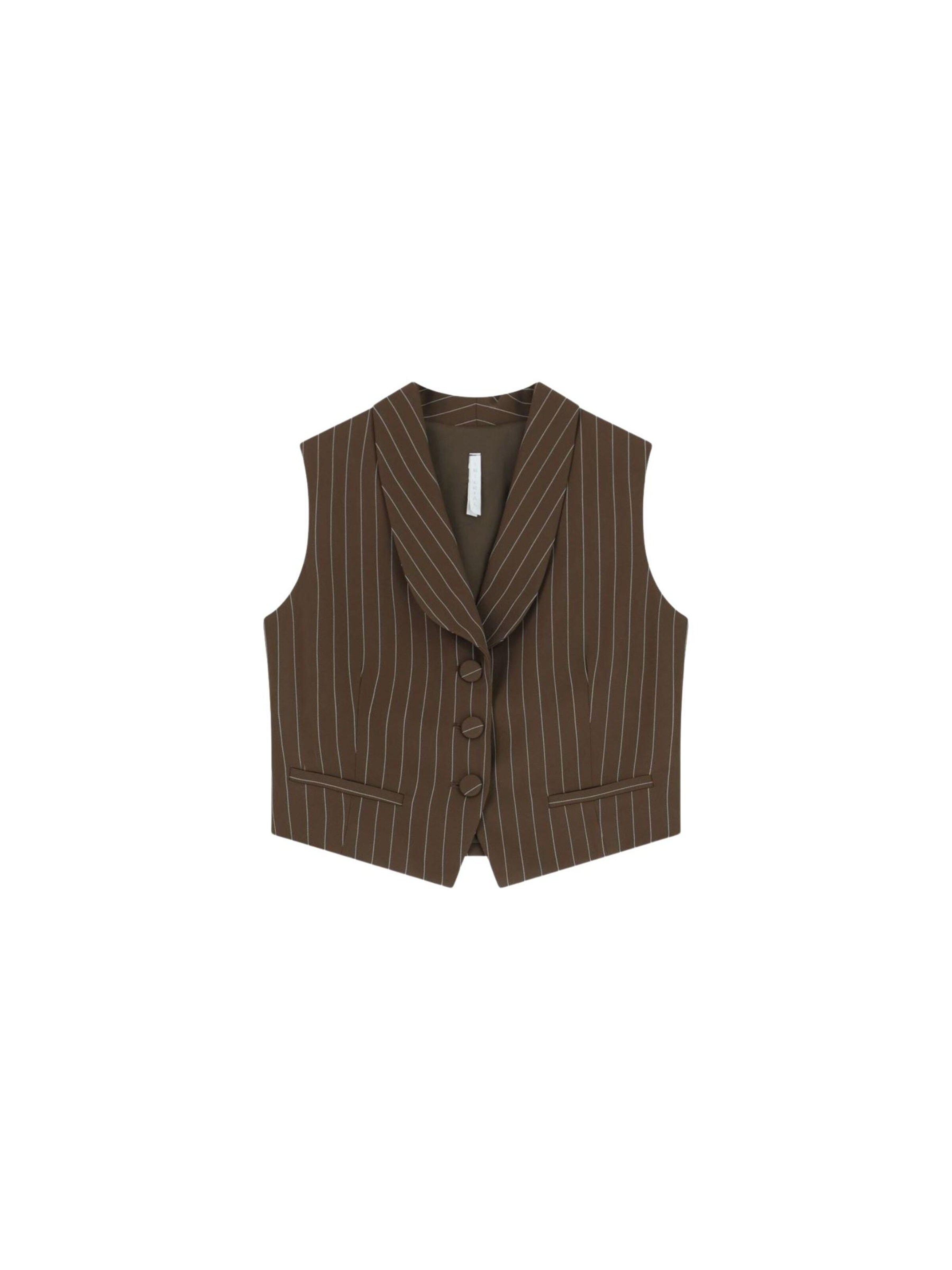 Gilet di IMPERIAL in marrone: frontale