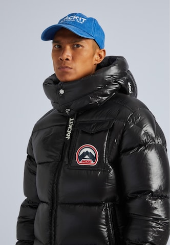 JACK1T Winterjas 'Front Runner' in Zwart