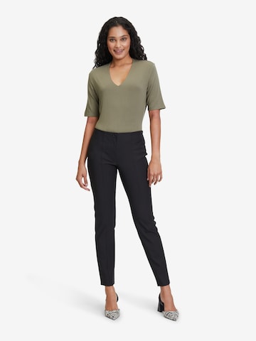 Coupe slim Pantalon Betty Barclay en noir