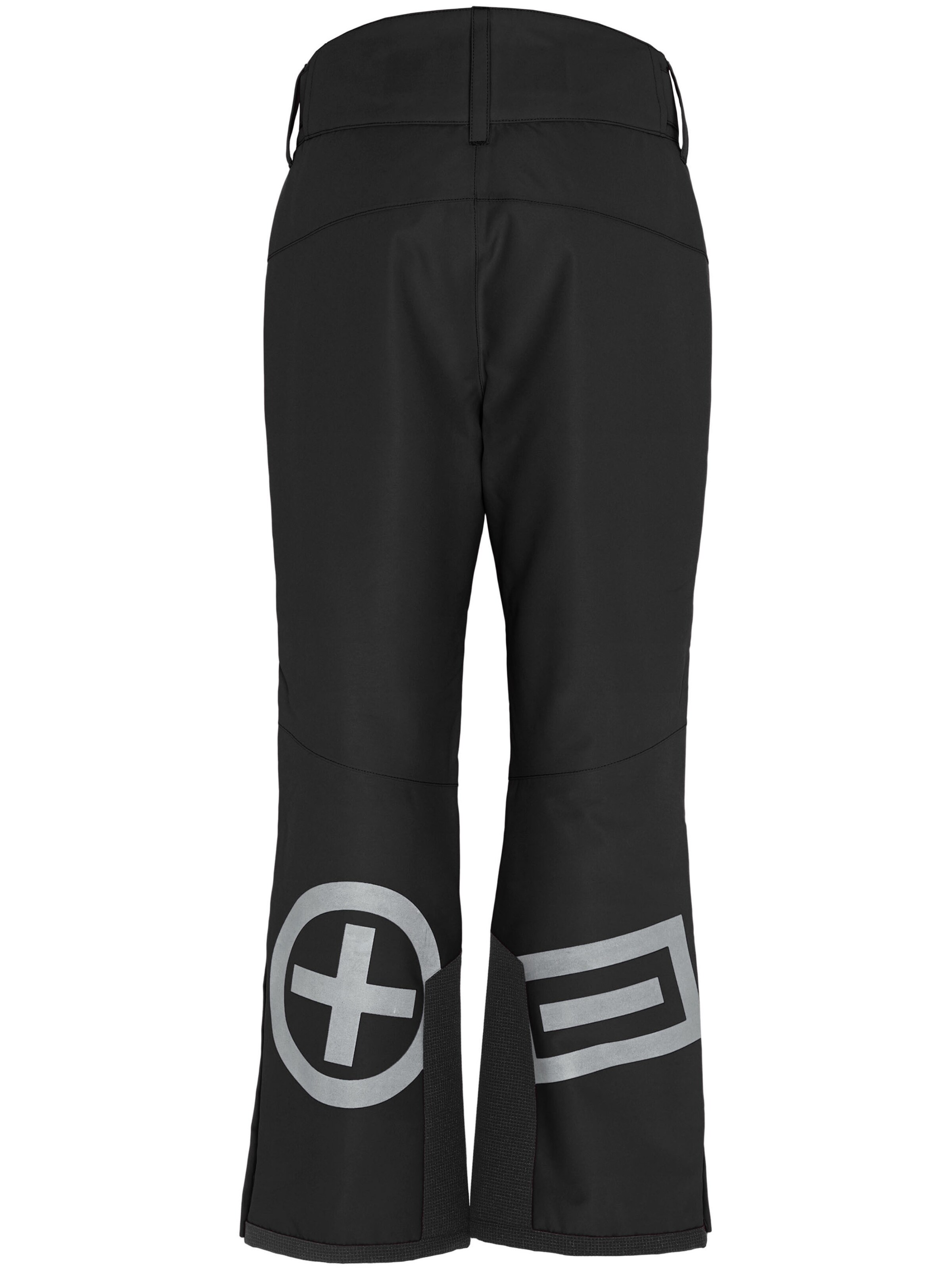 CHIEMSEE Regular Workout Pants ' mit reflektierendem Print ' in Black