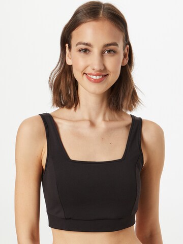 Urban Classics Bralette Bra in Black: front