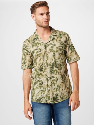 Regular fit Camicia 'Dick' di Hailys Men in verde: frontale