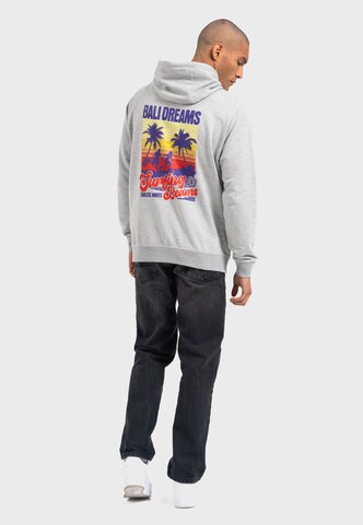 Oldskull Sweatshirt 'Wrldvibe Bali Beam' in Grau