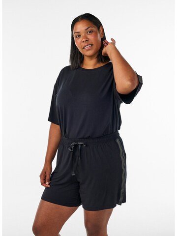 Zizzi Loosefit Kalhoty – černá