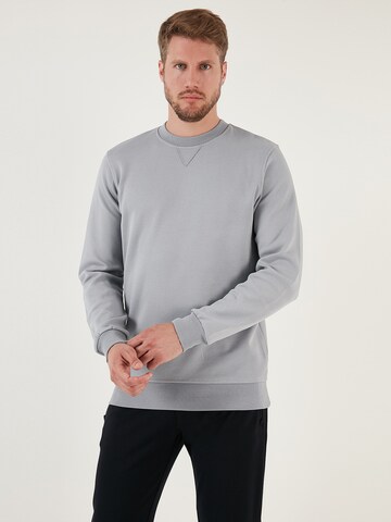 Buratti Sweatshirt in Grijs: voorkant