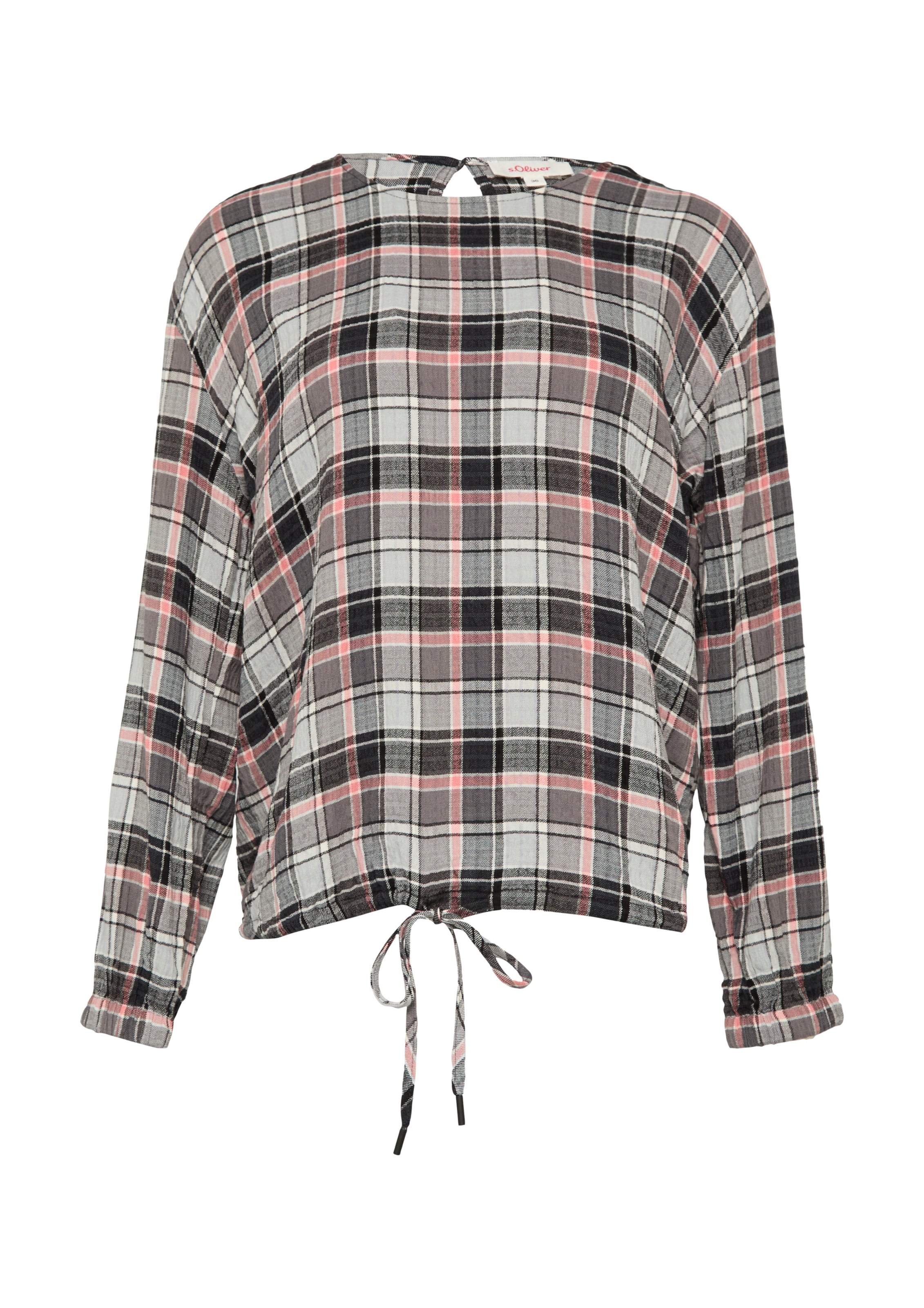 s.Oliver Blouse in Grijs: voorkant