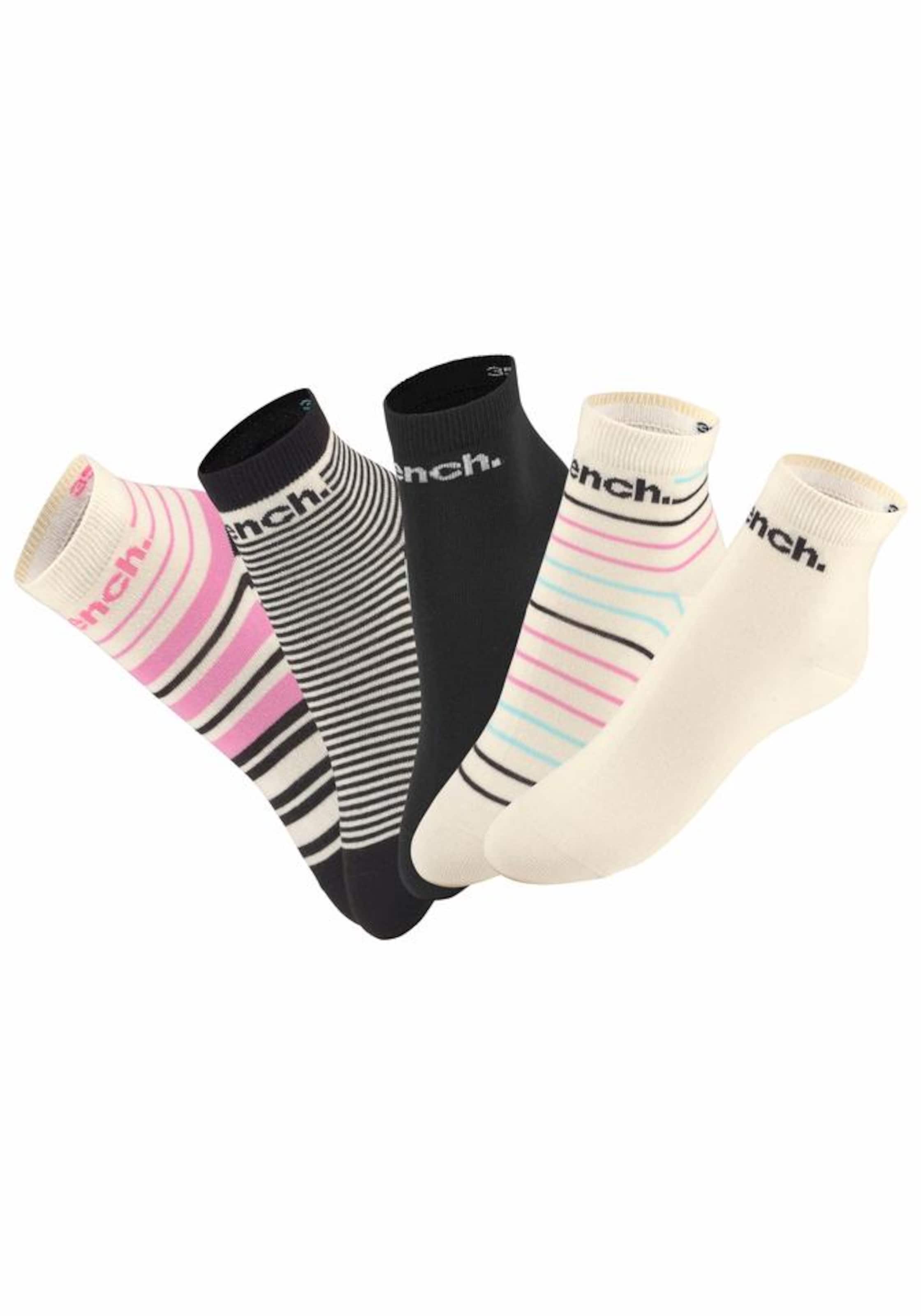 BENCH Ankle Socks in Black: front