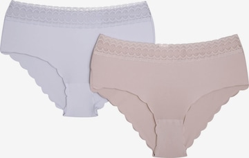 Henderson - Panti 'Taillenslip Polly im 2er Pack, hohe Leibhöhe, zarte Rüschen' en Mezcla de colores: frente