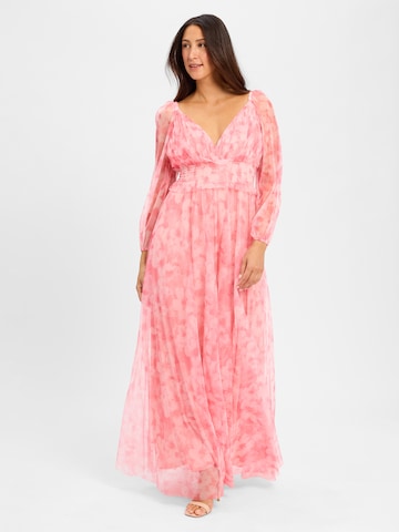 Marie Lund Evening Dress in Pink: front