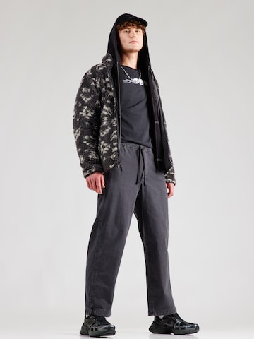 Abercrombie & Fitch Loosefit Παντελόνι τσίνο σε μαύρο