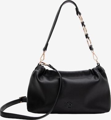 Borsa a spalla di L.CREDI in nero: frontale