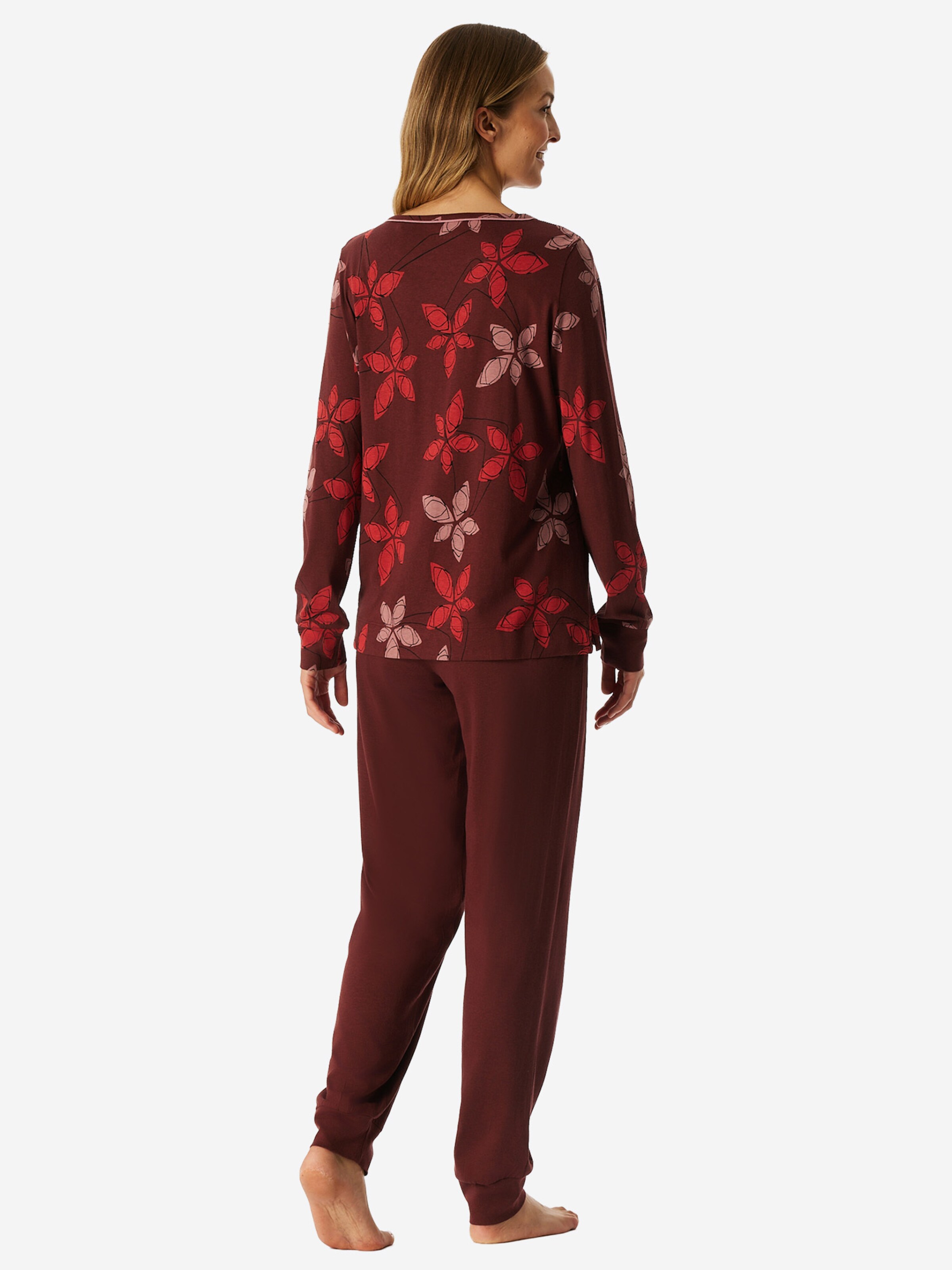SCHIESSER Pyjama ' Comfort Nightwear ' in Rot