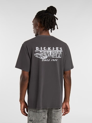 T-Shirt 'Service Station' DICKIES en gris : devant