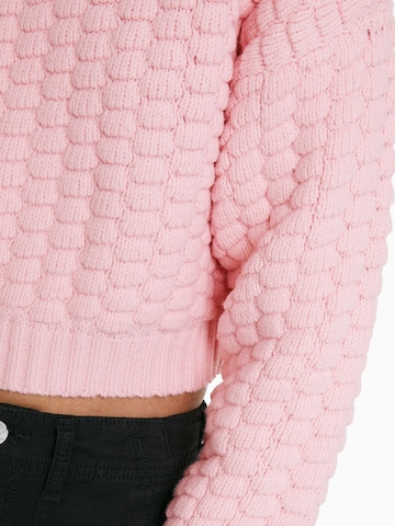 Pull-over Bershka en rose