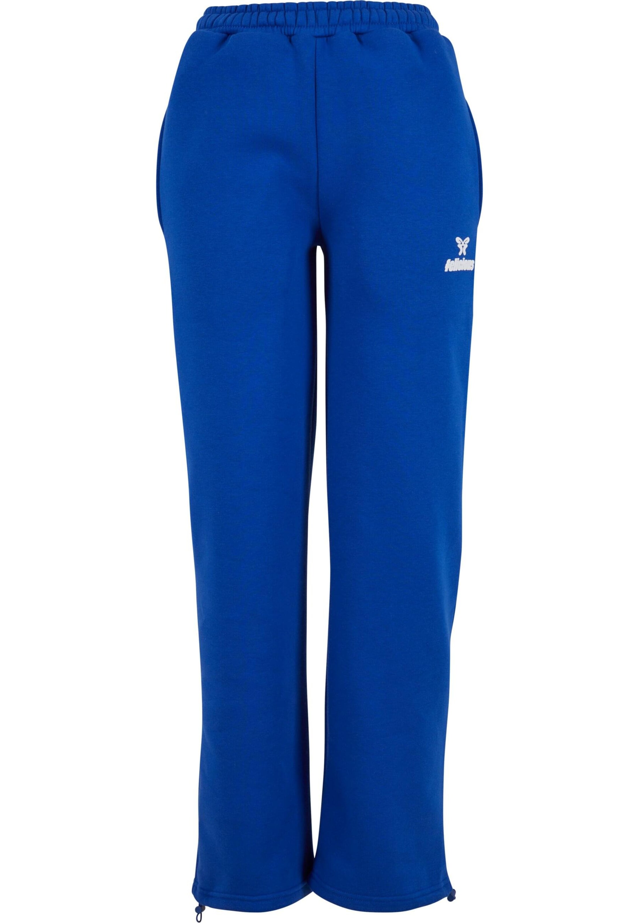Felicious Loosefit Broek in Blauw: voorkant