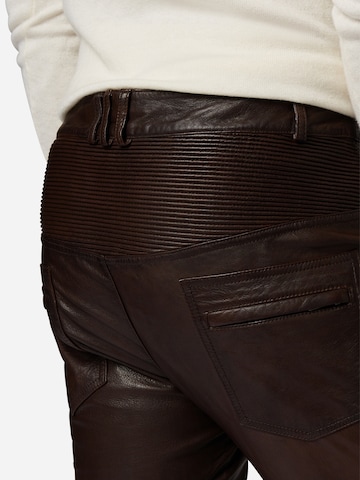 Slimfit Pantaloni 'Franklin' di RICANO in marrone