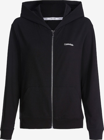 Calvin Klein Underwear Sweatjacke in Schwarz: predná strana