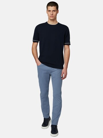 Coupe slim Jean Boggi Milano en bleu