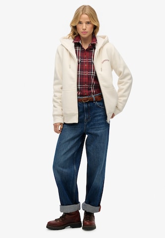 Superdry Sweatvest in Wit