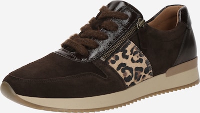 GABOR Niske tenisice u boja pijeska / smeđa / crna, Pregled proizvoda