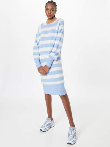 NÜMPH Knitted dress 'CAMA' in Blue: front